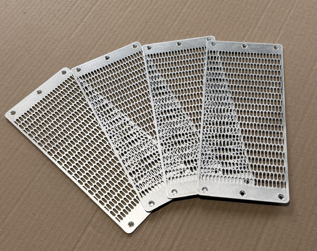 Perforated aluminum panels