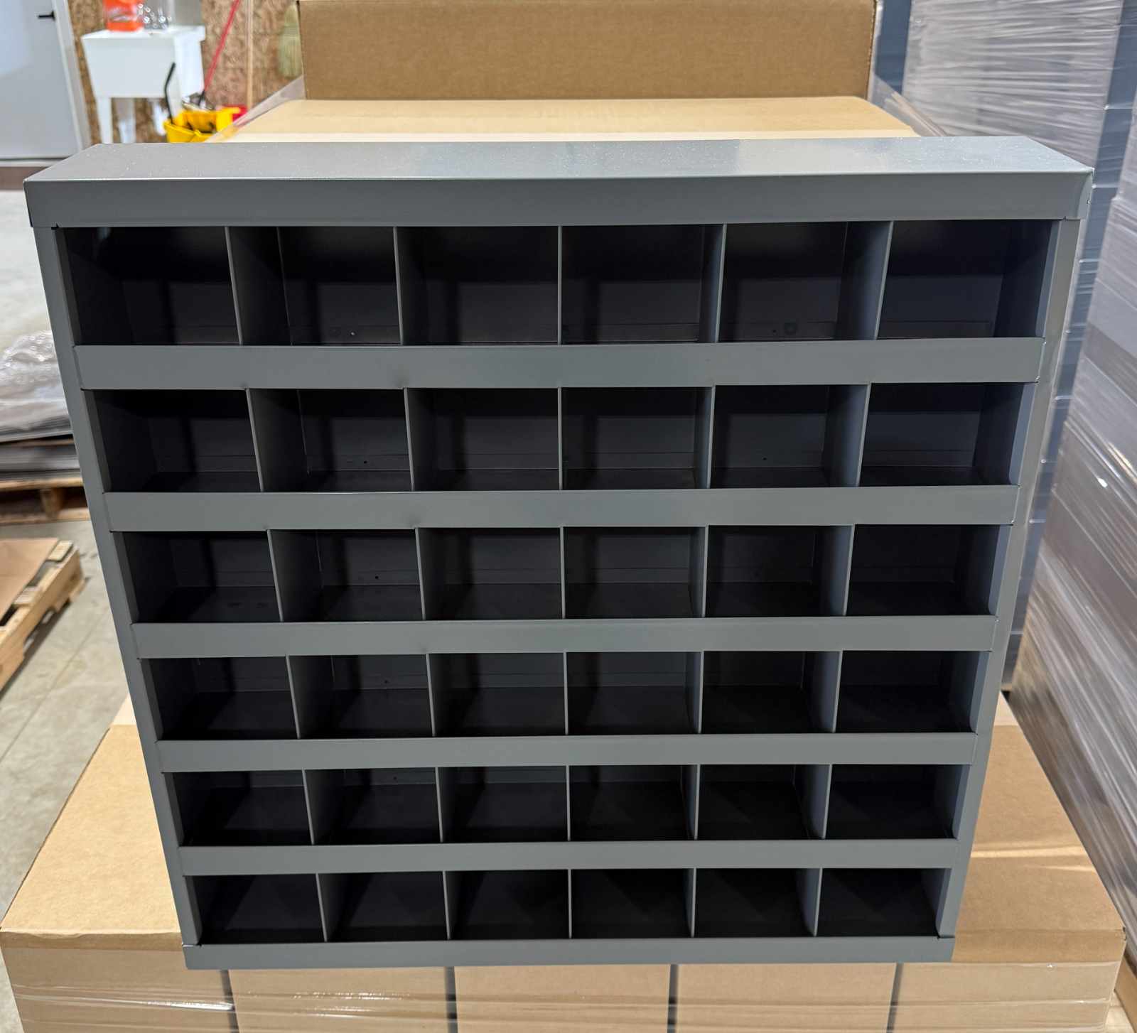 Steel storage bins